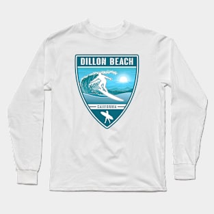 Surf Dillon Beach California Long Sleeve T-Shirt